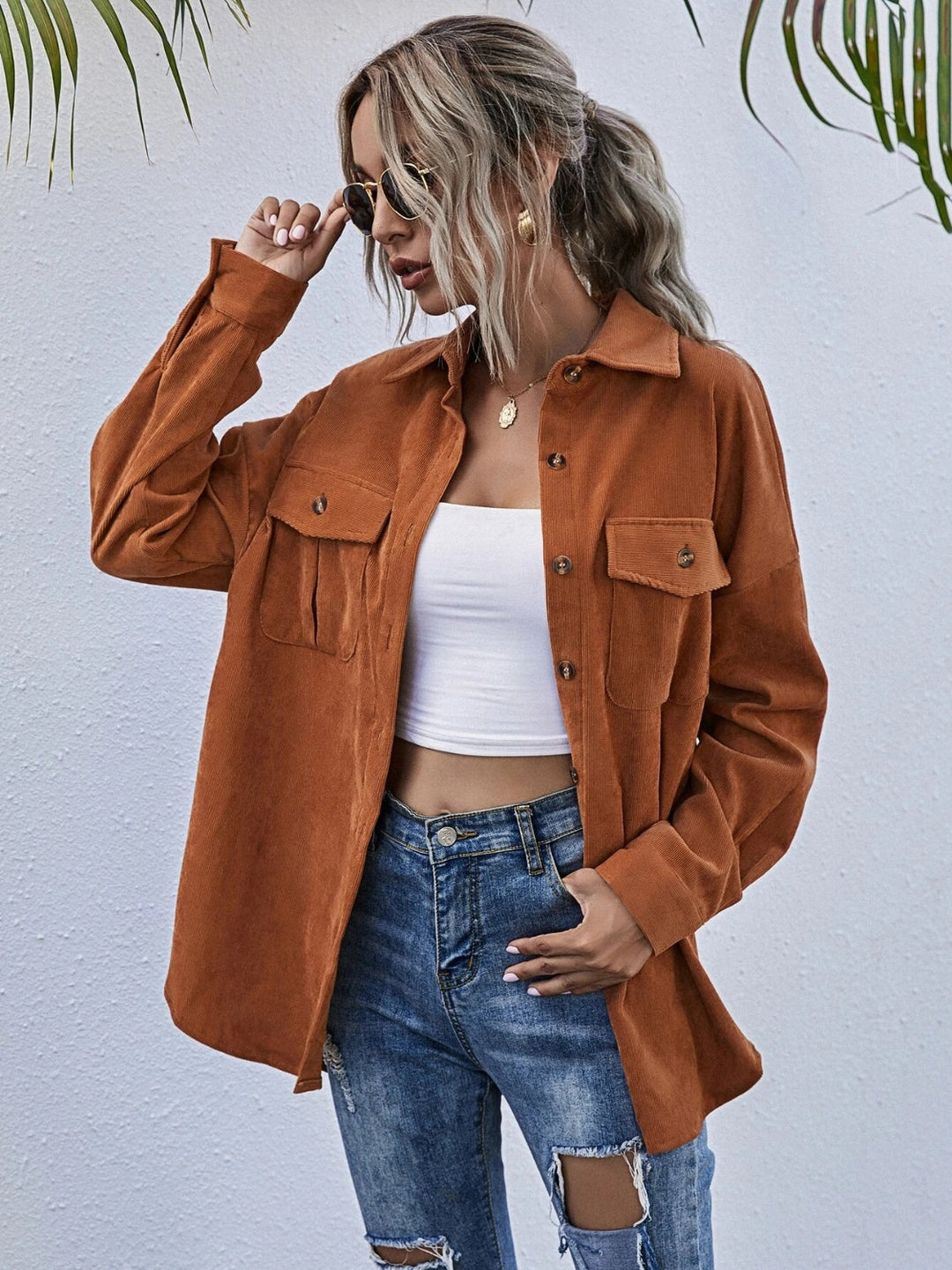 R&B | Cordura Dropped Shoulder Shacket
