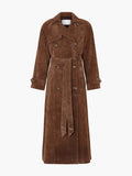 R&B | Damen Klassischer Langer Trenchcoat