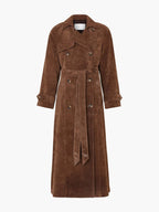 R&B | Damen Klassischer Langer Trenchcoat