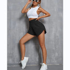 R&B | Lockere Sportshorts mit hoher Taille