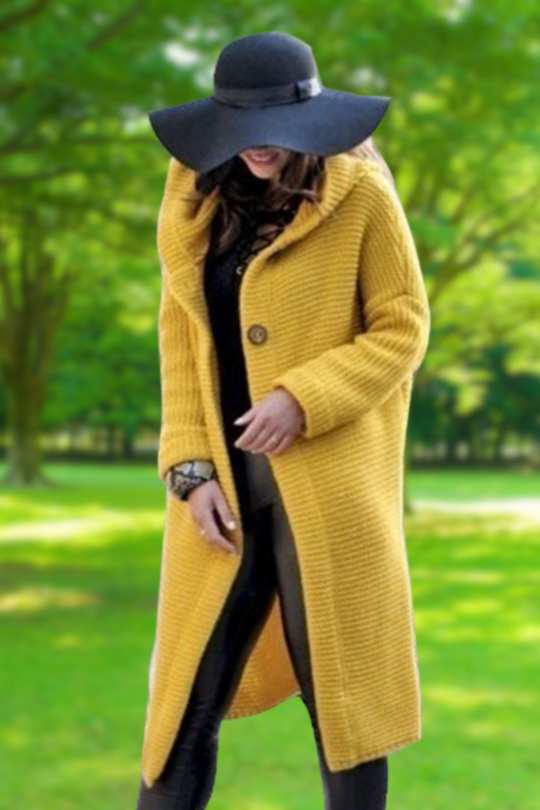 R&B | Elegante Lange Strickjacke