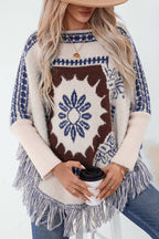 R&B | Strickpullover mit Quasten-Saum