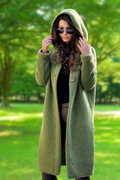 R&B | Elegante Lange Strickjacke
