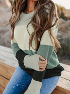 R&B | Stilvoll Gestreifter Strickpullover für Frauen