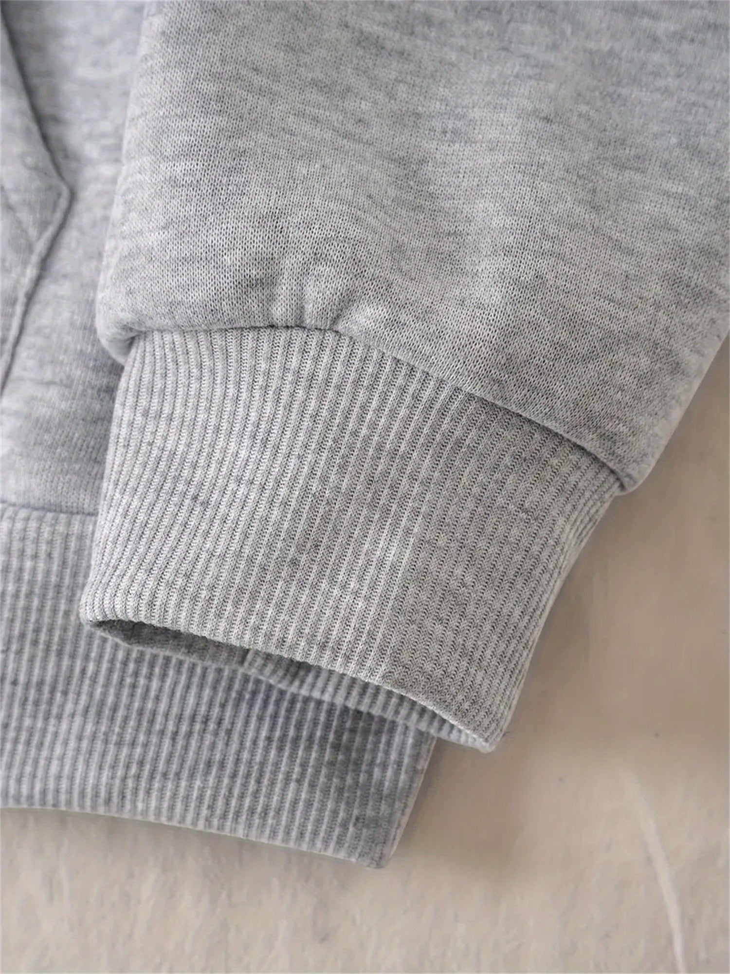 R&B | Kapuzenpullover mit Weihnachtsdruck Baumwolle Weihnachtsmann Design