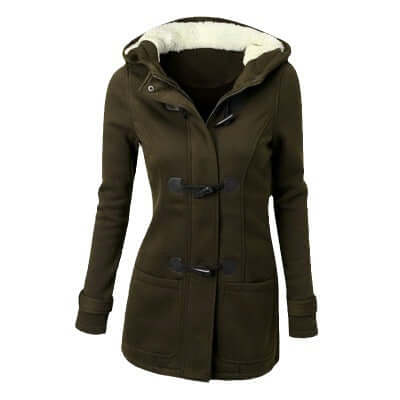 R&B | Damen Gemütliche Fleece Kapuzenjacke