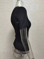 R&B | Einfarbiges Slim-Fit-Unterhemd