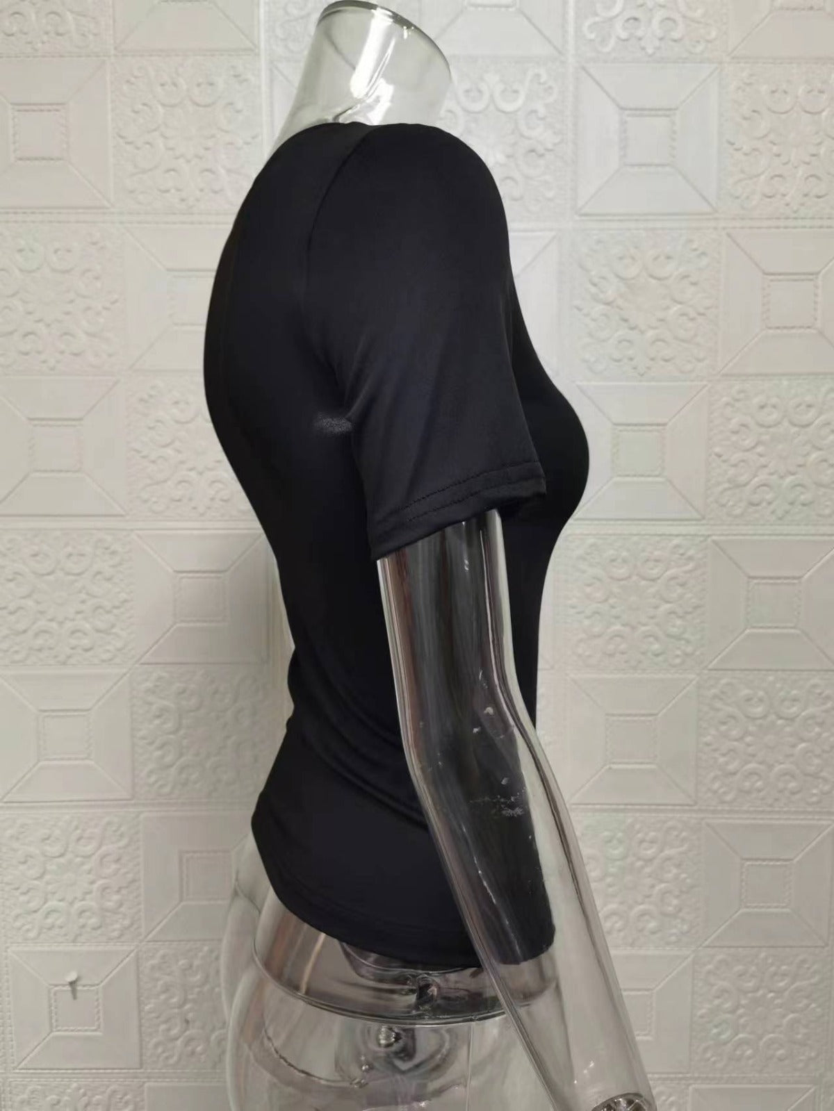 R&B | Einfarbiges Slim-Fit-Unterhemd