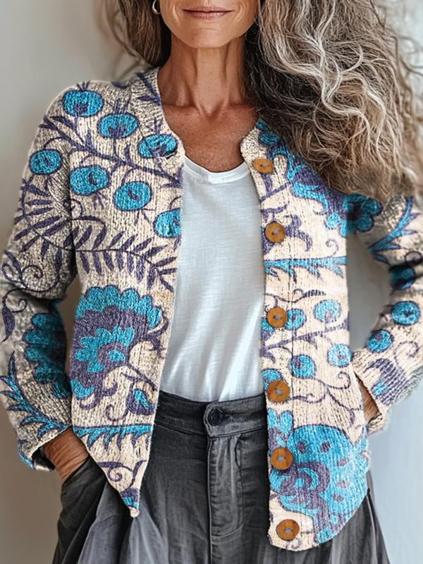 R&B | Blumenmuster Jacke