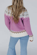 R&B | Weihnachten Verdickter Rundhals Langarm Gestrickter Pullover