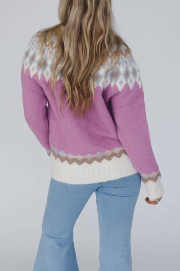 R&B | Weihnachten Verdickter Rundhals Langarm Gestrickter Pullover