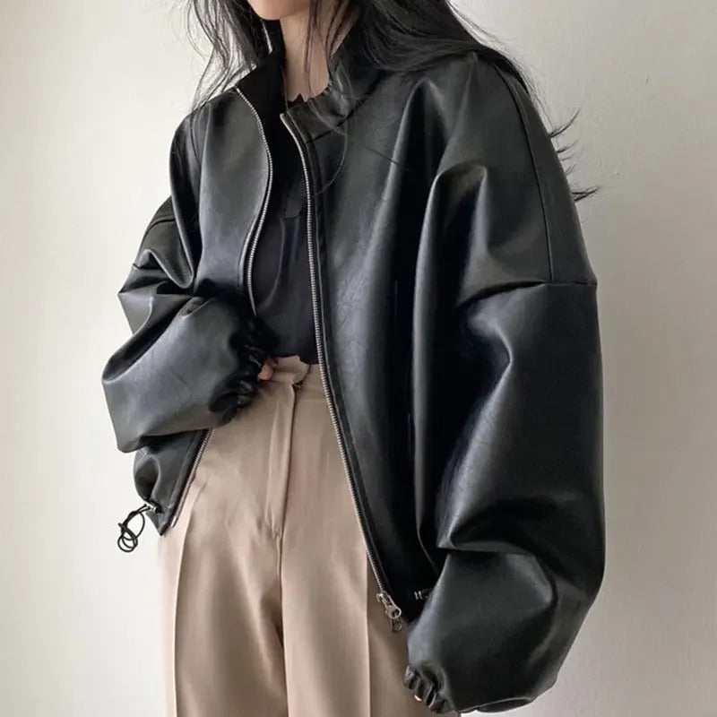 R&B | Hip-Hop PU-Lederjacke