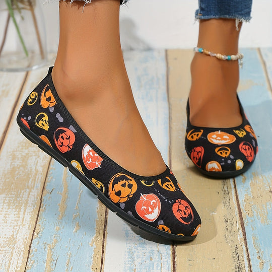 Kürbis Druck Slipper Schuhe Lisa R&B
