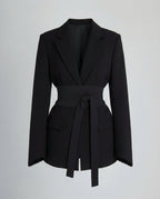 Taillierter Gürtel Blazer Damen | R&B