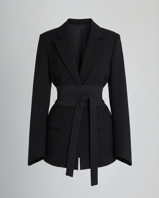 Taillierter Gürtel Blazer Damen | R&B