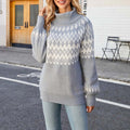 R&B | Geometrischer Strickpullover Mit Eleganter Struktur