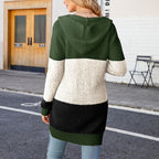 R&B | Farbblock Strickjacke