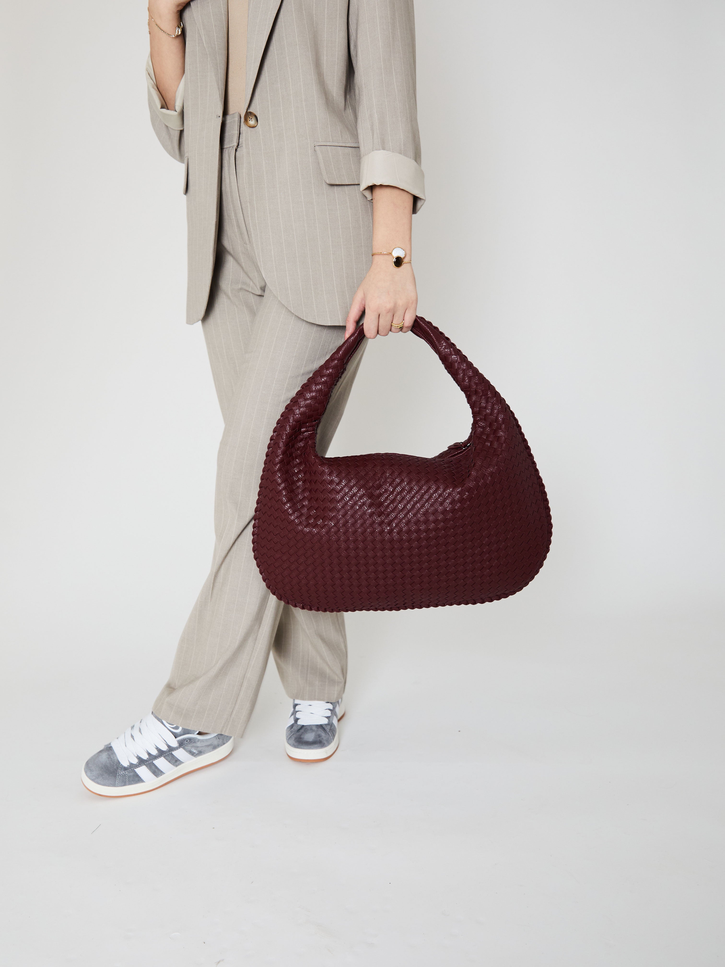 R&B | Luxus Damen Handtasche mit Geflochtenem Design