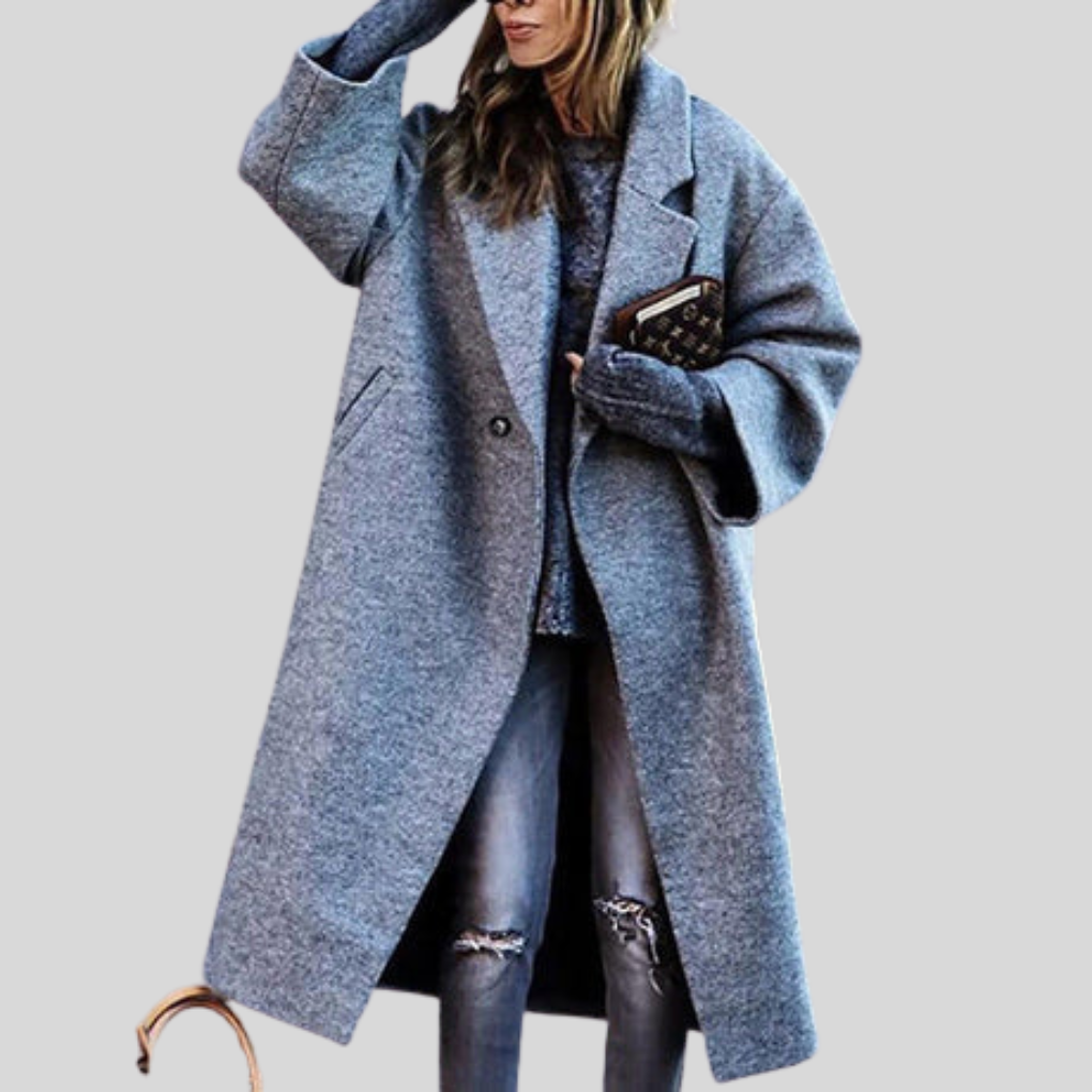 R&B | Langer Wintermantel – Karlina Warmes Layering-Stück
