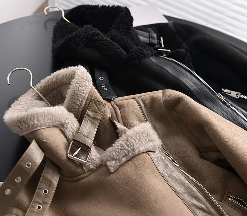 R&B | Wildleder Winterjacke - Warm & Stilvoll