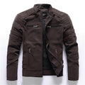 R&B | Stylische Motorrad Vegan-Lederjacke für Herren