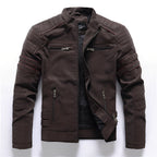R&B | Stylische Motorrad Vegan-Lederjacke für Herren