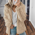 R&B | Damen-Kapuzenwolljacke für Wärme