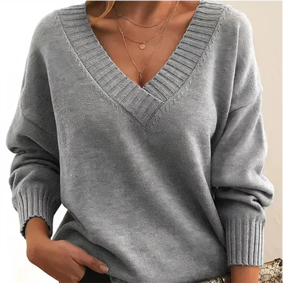 R&B | Pullover Winter V-Ausschnitt für Frauen