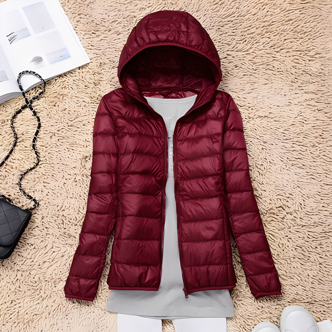 R&B | Bequeme, schmal geschnittene Damen-Daunenjacke