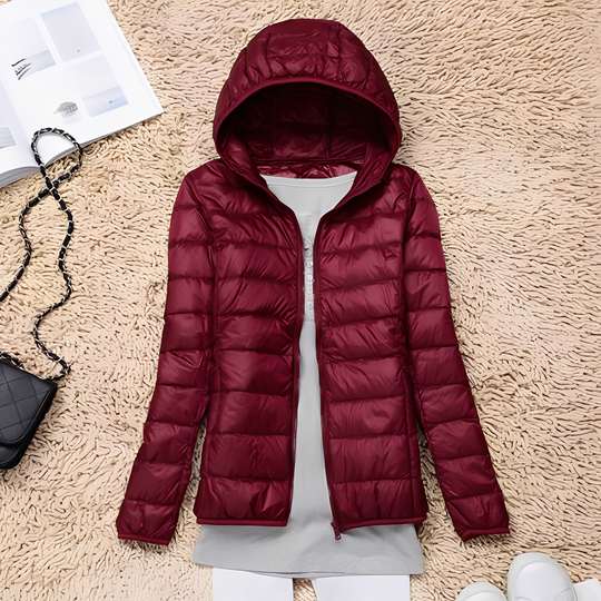 R&B | Bequeme, schmal geschnittene Damen-Daunenjacke