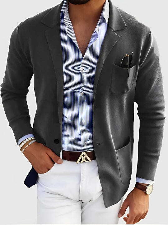 R&B | Lässiger Cardigan mit Taschen für Männer