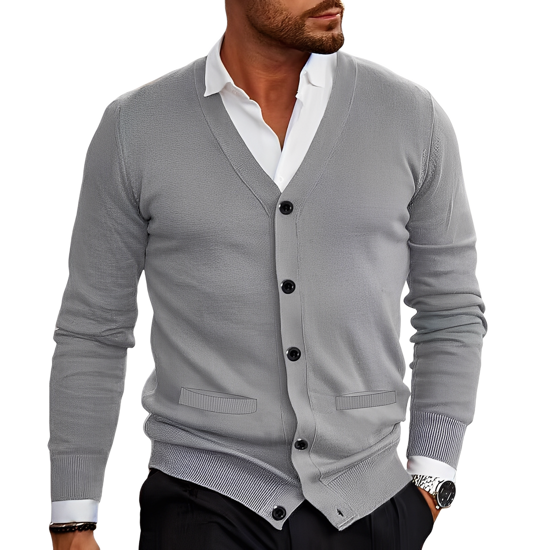 R&B | Lässiger, einfacher Cardigan für Männer