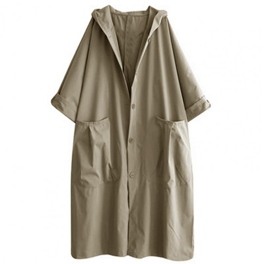 R&B | Trenchcoat Lang für Frauen Warm
