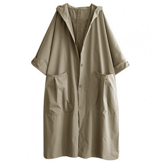 R&B | Trenchcoat Lang für Frauen Warm
