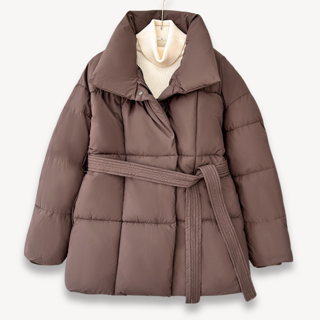 R&B | Gurtelter Stepp-Pufferjacke für Frauen