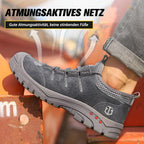 Herren Anti-Smashing Anti-Piercing Big Toe Cap Sicherheitsschuhe Freizeitschutzschuhe R&B