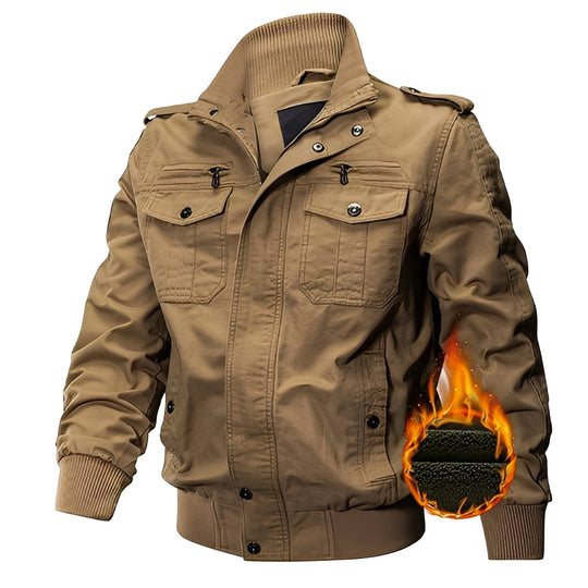 R&B | Stylische Fleecejacke mit Taschen für Männer