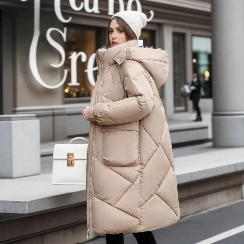 R&B | Lange Jacke für Frauen Winter Warm