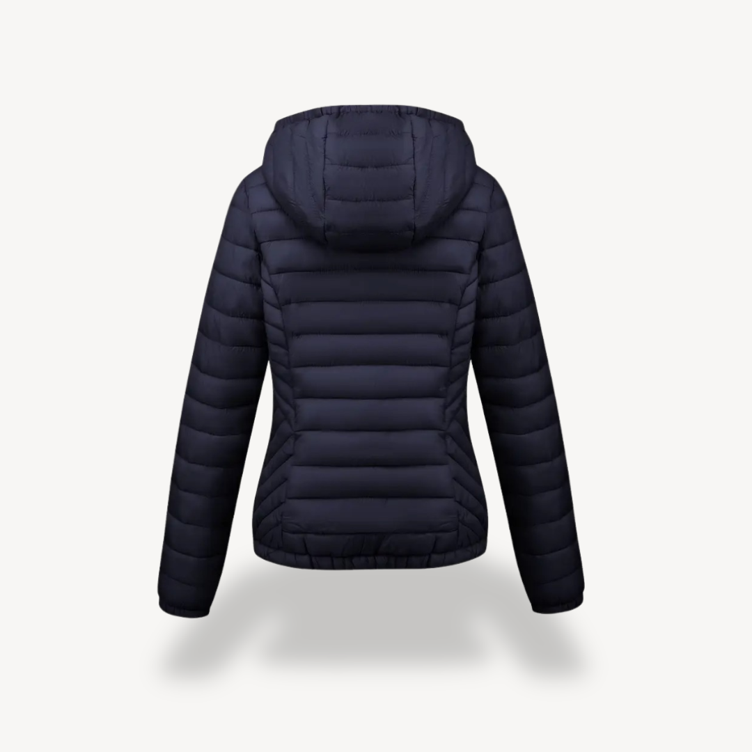 R&B | Damen Gesteppte Pufferjacke mit Kapuze