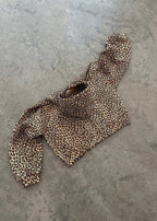 R&B | Leopardenmuster Hoodie und Jogginghose Set für Damen