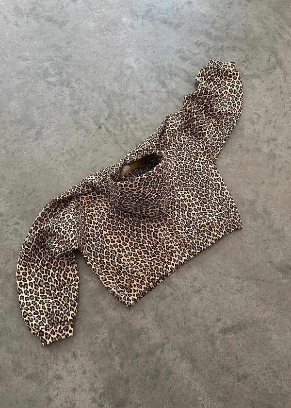 R&B | Leopardenmuster Hoodie und Jogginghose Set für Damen