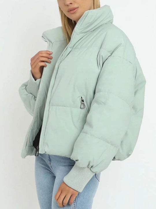 R&B | Kurze Pufferjacke mit Reißverschluss - Reißverschluss