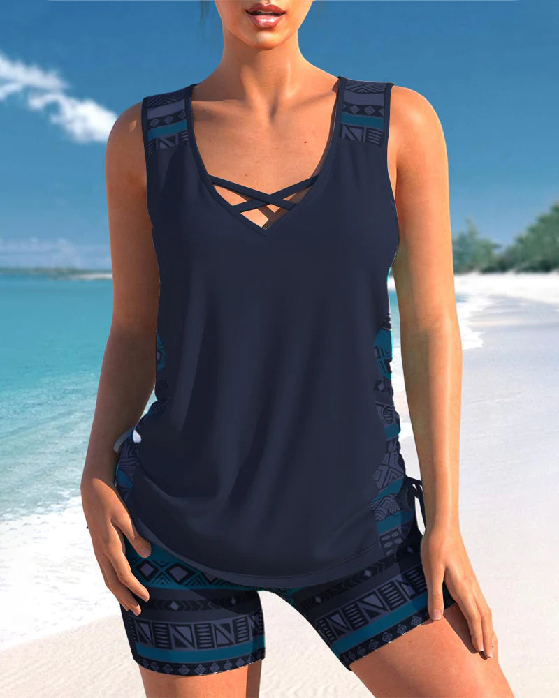 Heidi-Mode | Druck Tankini Set