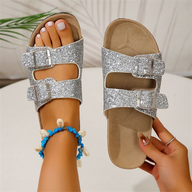 R&B | Glitzersandalen
