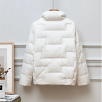 R&B | Gep quiltete Daunenjacke Rollkragen Daunenjacke