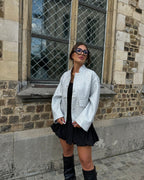 R&B | Pailletten-Bomberjacke