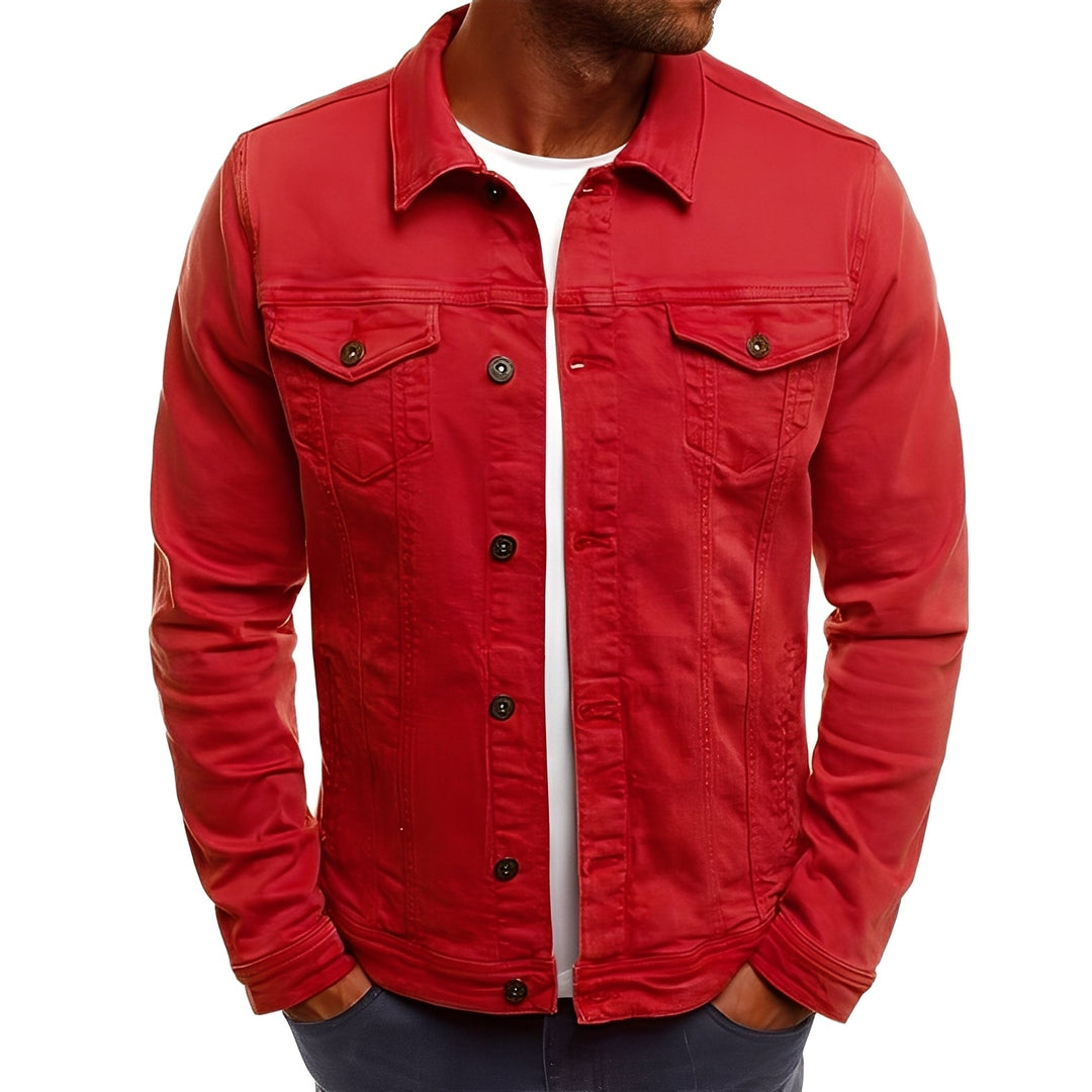 R&B | Stylische Denimjacke mit Taschen für Männer