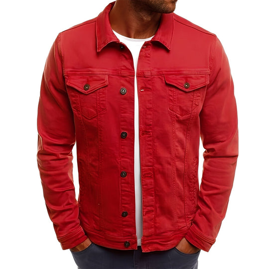 R&B | Stylische Denimjacke mit Taschen für Männer