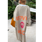 peace strickjacke | Ibiza