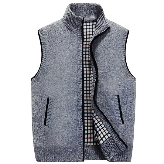 R&B | Klassischer Cardigan mit Futter für Männer